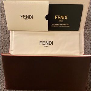 Glasses case Fendi brown